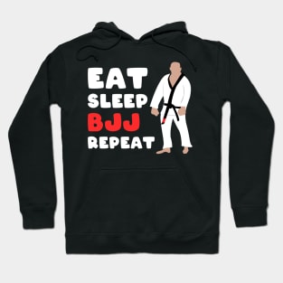 Eat, sleep, bjj, repeat - brazilian jiu-jitsu Hoodie